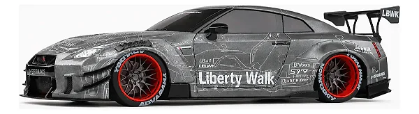 Nissan GT-R (R35) Liberty Walk 2.0 Catalogue Design 2020 1:18 Solido