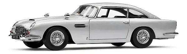 Aston Martin DB5 James Bond 007 1964 Prata 1:18 Solido