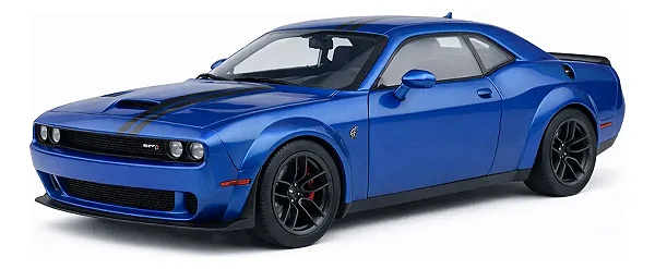 Dodge Challenger Rt Scat Pack Widebody 2023 Azul 1:18 Solido