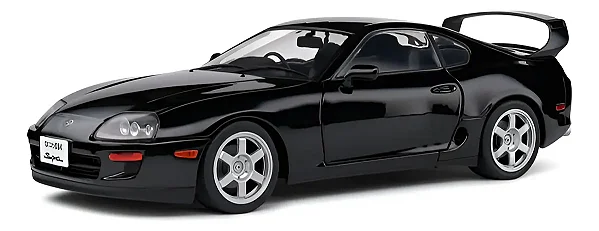 Toyota Supra Mk4 (a80) 1993 Preto 1:18 Solido