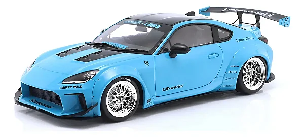 Toyota Gr86 Body Kit Liberty Walk Inozetek 2024 Azul Bebê 1:18 Solido