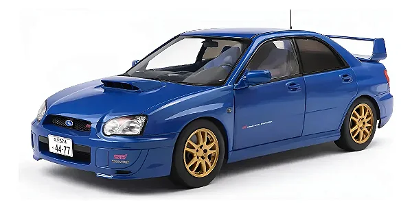 Subaru Impreza Sti (blobeye) 2003 Azul 1:18 Solido Azul
