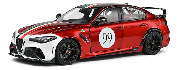 Alfa Romeo Giulia GTA-M 2022 Vermelho 1:18 Solido