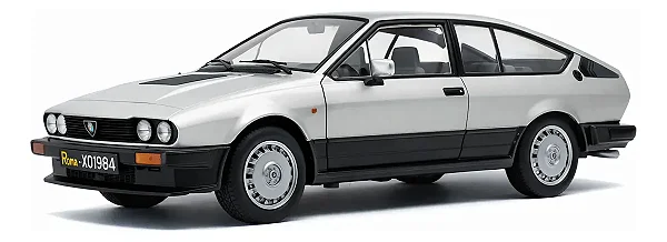 Alfa Romeo Gtv6 3.0 V6 1984 Prata 1:18 Solido