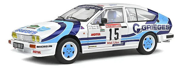 Alfa Romeo Gtv6 Rallye Des Garrigues 1:18 Solido