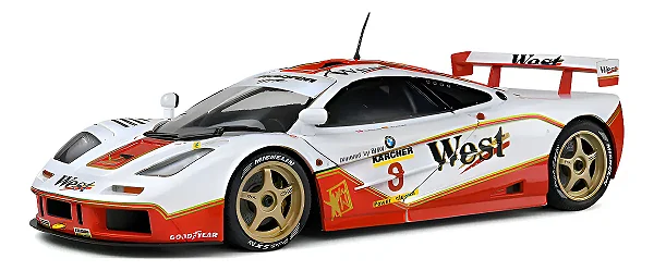 Mclaren F1 Gtr 1995 24h Le Mans West Competition 1:18 Solido