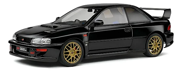Subaru Impreza 22b STI 1998 Preto 1:18 Solido