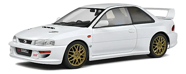 Subaru Impreza STI 22b 1998 Branco Puro 1:18 Solido