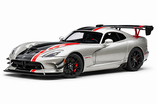 Dodge Viper 1:28 Edition ACR 2017 1:18 Autoart Cinza