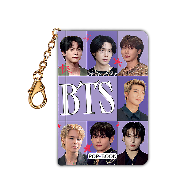 Livro-Chaveiro Pop Book BTS