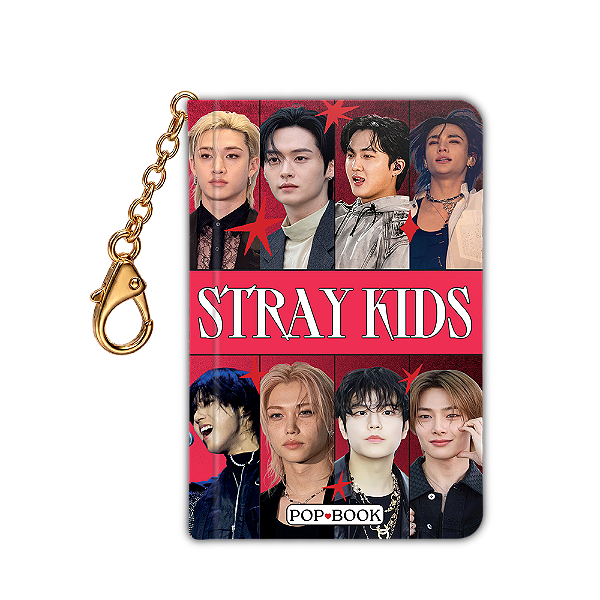 Livro-Chaveiro Pop Book Stray Kids