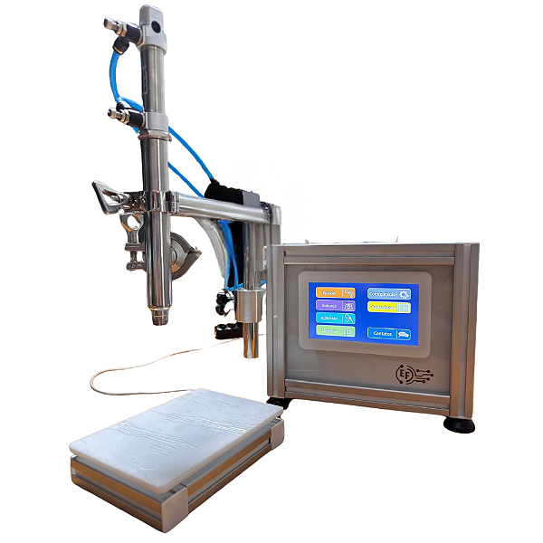 Envasadora de cosméticos por peso touchscreen