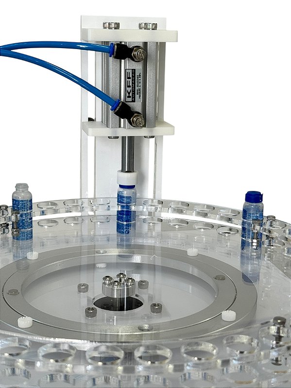 Envasadora Rotativa para Líquidos e Óleos com Botoque