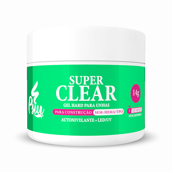 Psiu - Gel Hard Super Clear 14g
