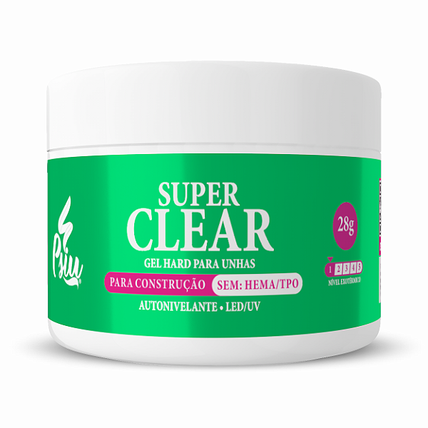 Psiu - Gel Hard Super Clear 28g