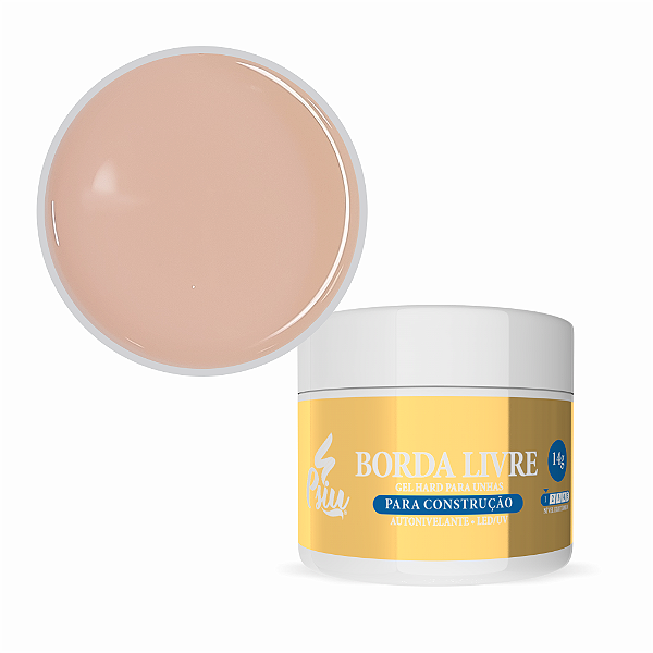 Psiu - Gel Hard Borda Livre 14g