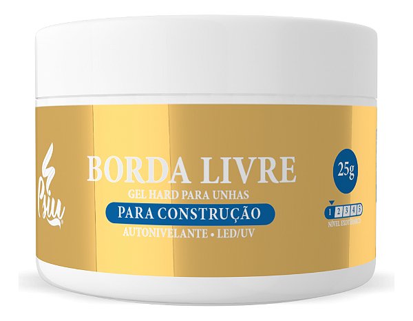 Psiu - Gel Hard Borda Livre 28g