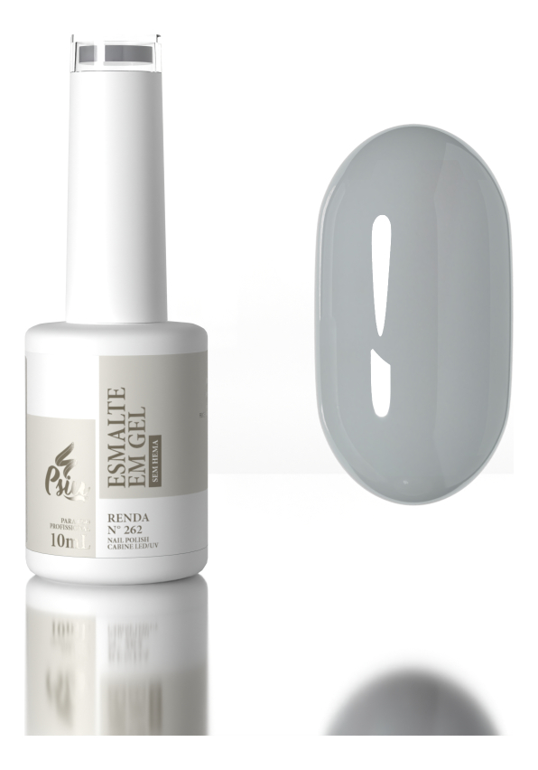 Psiu - Esmalte em Gel Led/UV N° 262 Renda 10ml