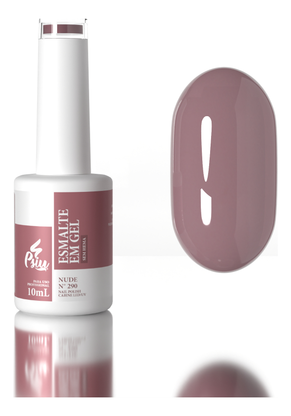 Psiu - Esmalte em Gel Led/UV N° 290 Nude 10ml