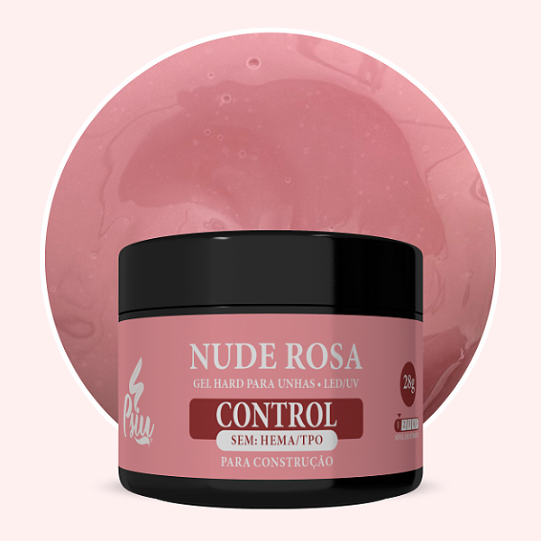 Psiu - Gel Hard CONTROL Nude Rosa 28g