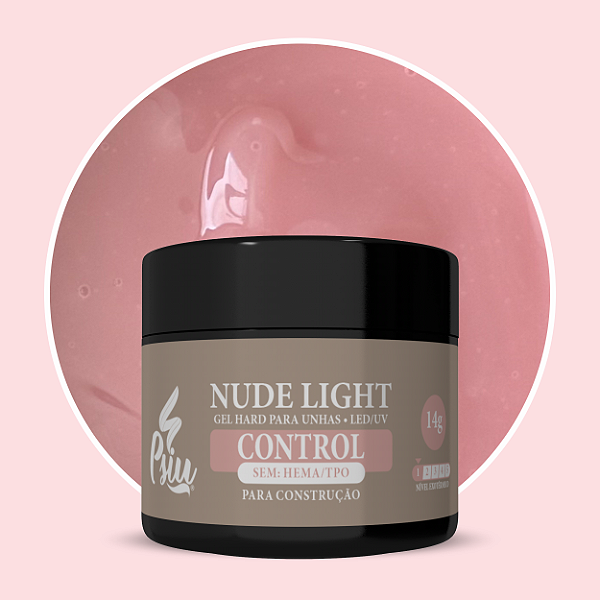 Psiu - Gel Hard CONTROL Nude Ligth 14g
