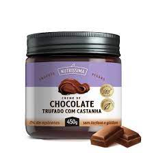 CREME DE CHOCOLATE TRUFADO COM CASTANHA  - 450GR