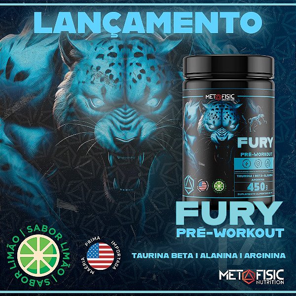 FURY PRÉ TREINO - 450 GR - METAFISIC NUTRITION