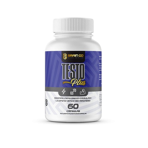 TESTO PLUS HORMONAL 60 CAPS - BRAIN GO