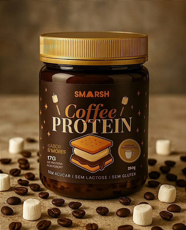 COFFEE PROTEIN 250G - SABOR S'MORES - SMARSH
