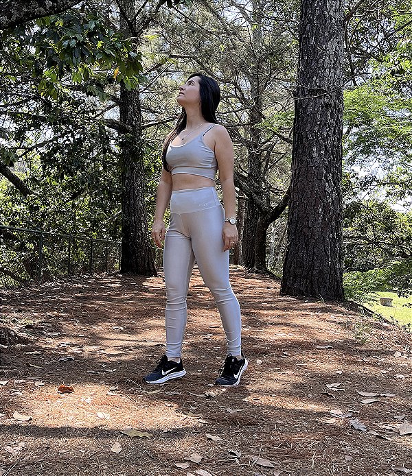 Calça Legging Feminina Básica Cromo