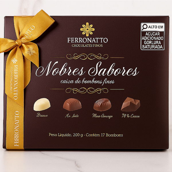 Caixa de Bombons Nobres Sabores  200g