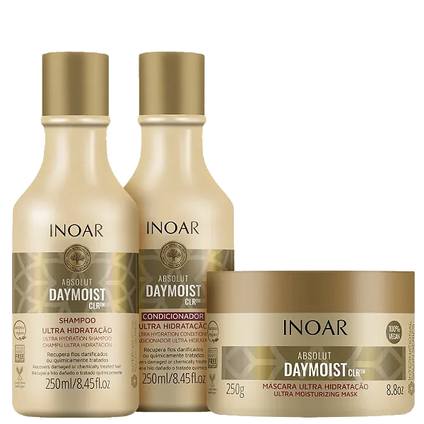 Kit Inoar Absolut DayMoist Tratamento (3 Produtos)