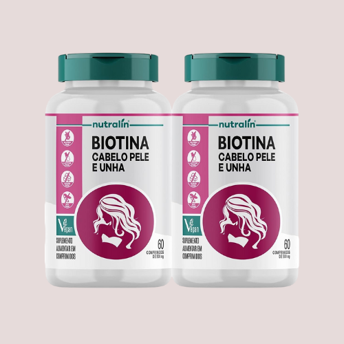 Biotina - 120 Comprimidos | Nutralin