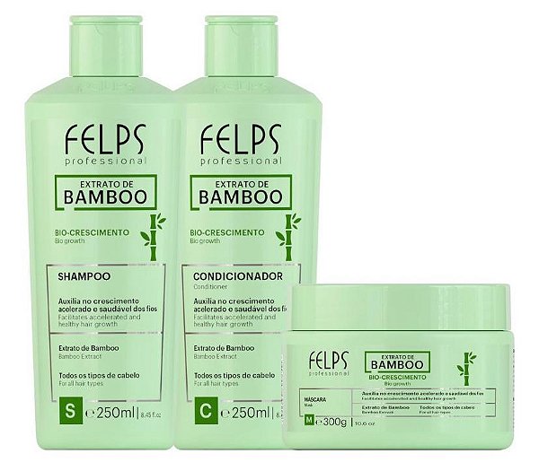 Kit crescimento Bamboo Felps (3 produtos)