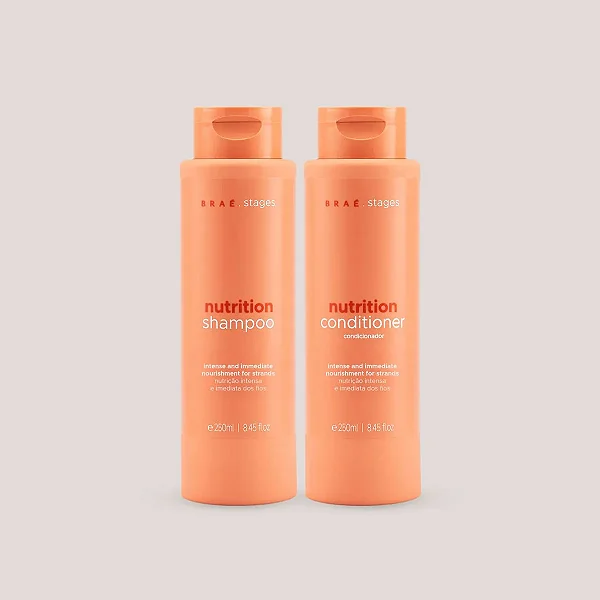 Kit Braé Stages Nutrition Shampoo + Condicionador