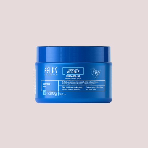 Máscara de Tratamento Banho de Verniz Hidrabrilho Felps Professional - 300g