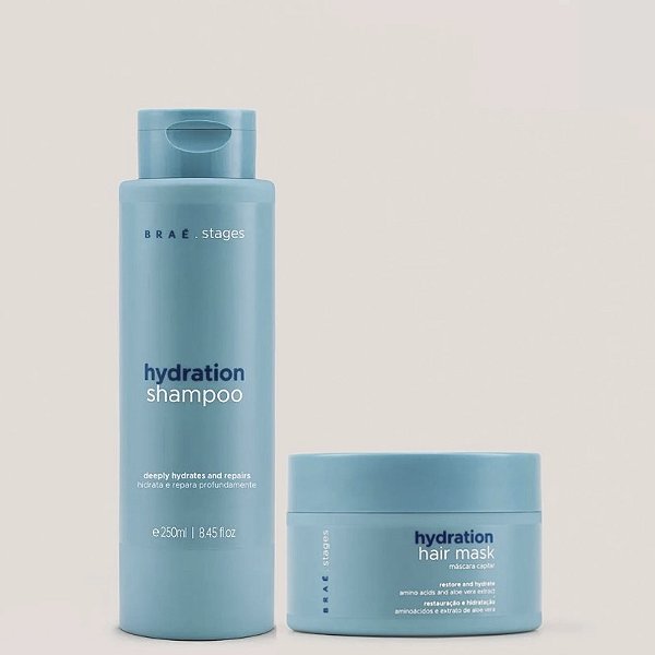 Kit BRAÉ shampoo e máscara