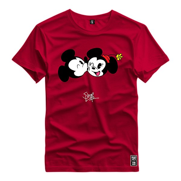 Camiseta Premium Estampa Mickey Minnie - 2820