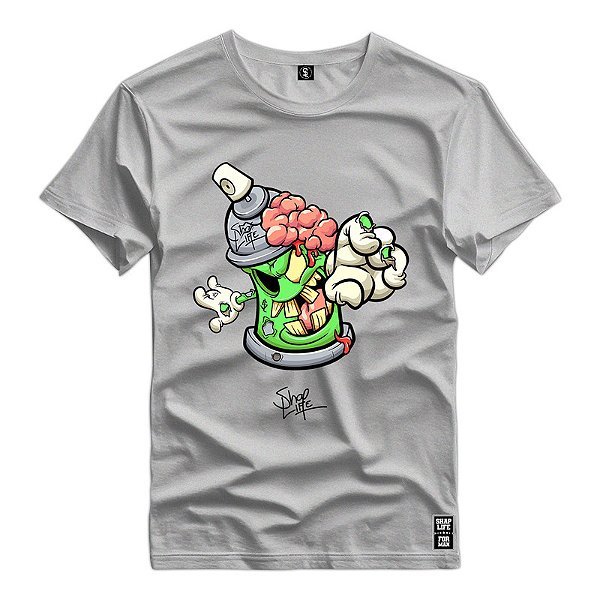 Camiseta Premium Estampa Spray Art - 2847