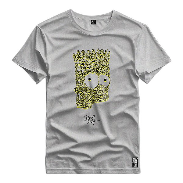 Camiseta Premium Estampa Bart Simpsons - 2863