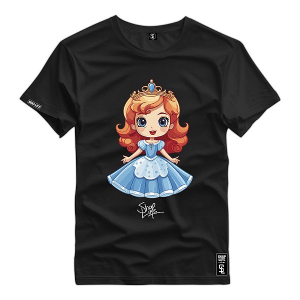 Camiseta Premium Estampa Princesa - 2914