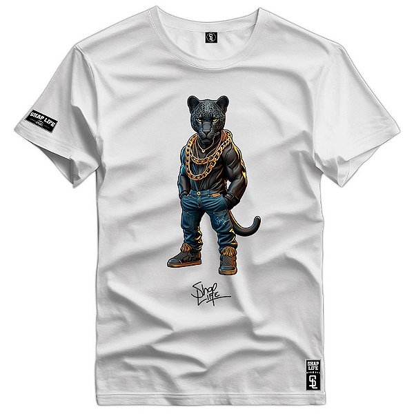 Camiseta Premium Estampa Pantera - 2293