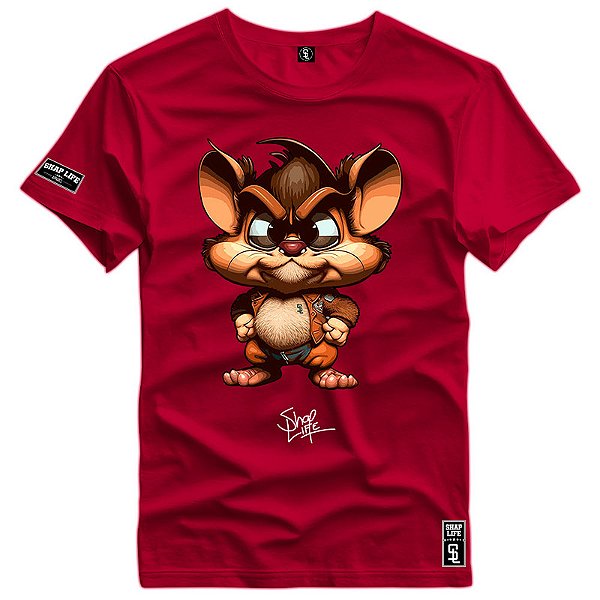 Camiseta Premium Estampa Rato - 2602