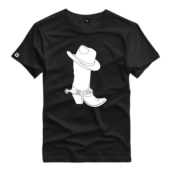 Camiseta Country Bota E Chapeu - 31