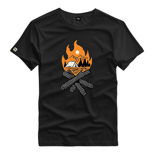 Camiseta Fogueira De Acampamento - 56