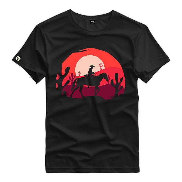 Camiseta Estampa Cowboy Da Caatinga- 100