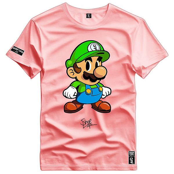 Camiseta Premium Luigi Vídeo Game - 2695