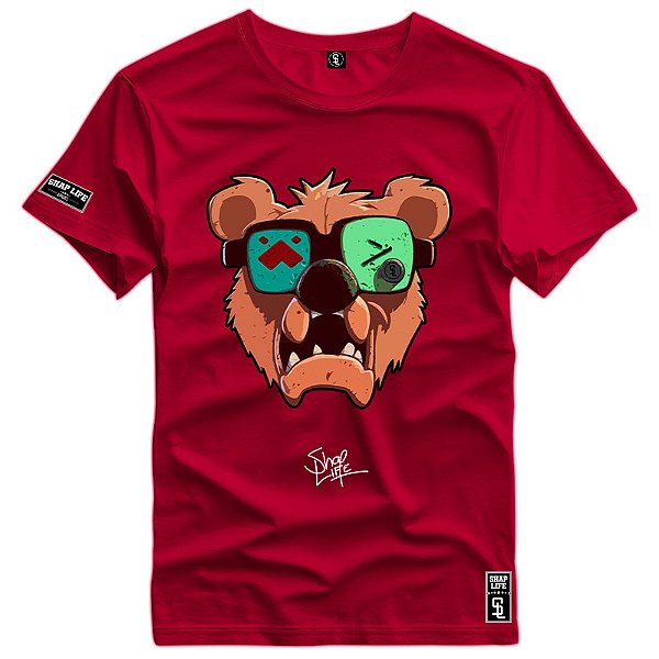 Camiseta Premium Estampa Urso - 2656
