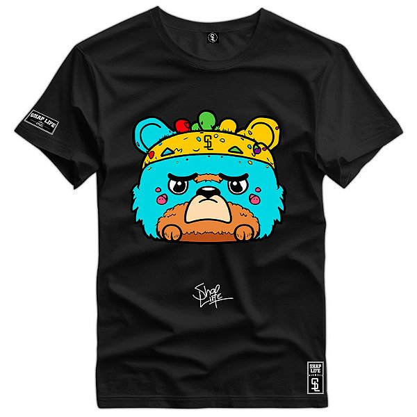Camiseta Premium Estampa Urso - 2683