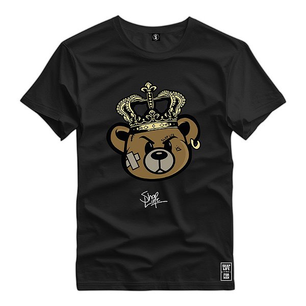 Camiseta Premium Estampa Urso - 2868